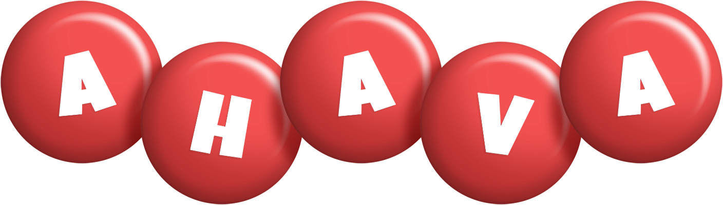 Ahava candy-red logo