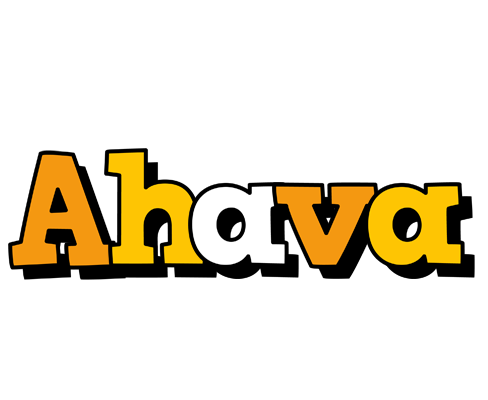 Ahava cartoon logo