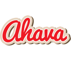 Ahava chocolate logo