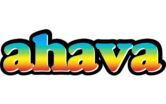 Ahava color logo