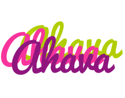 Ahava flowers logo