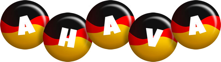 Ahava german logo