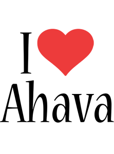 Ahava i-love logo