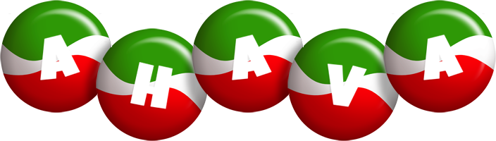 Ahava italy logo