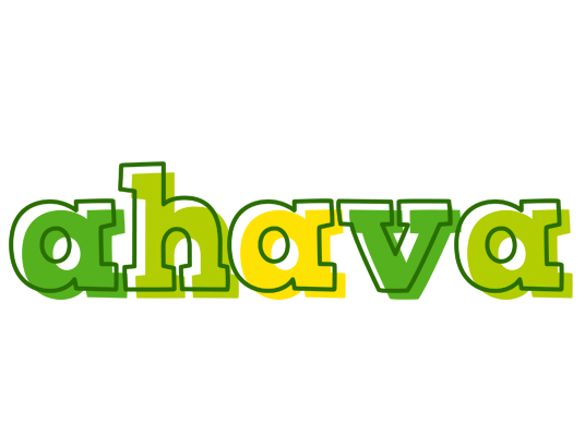 Ahava juice logo