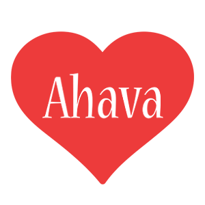 Ahava love logo