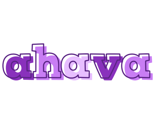 Ahava sensual logo