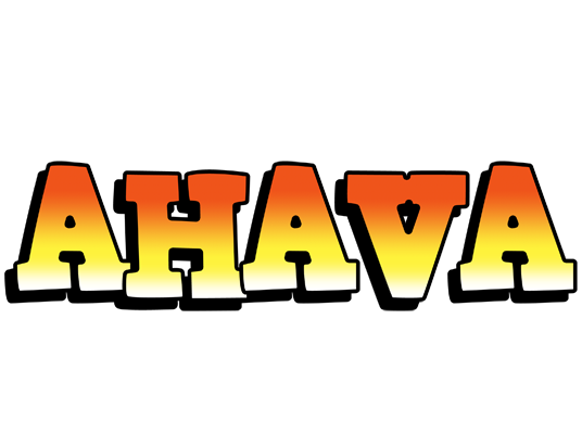 Ahava sunset logo