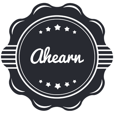 Ahearn badge logo