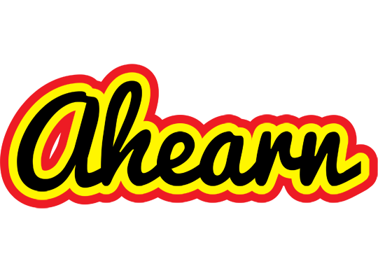 Ahearn flaming logo