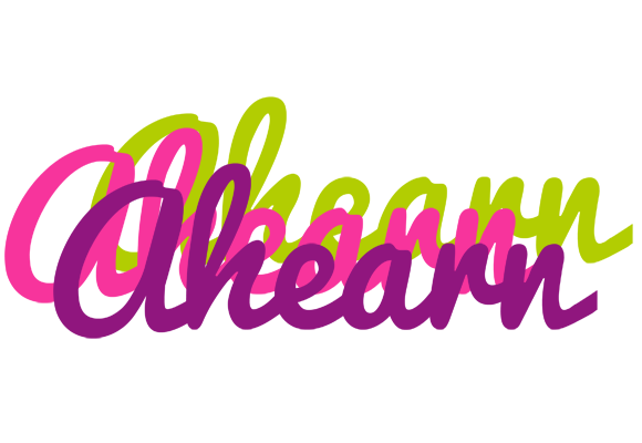 Ahearn flowers logo