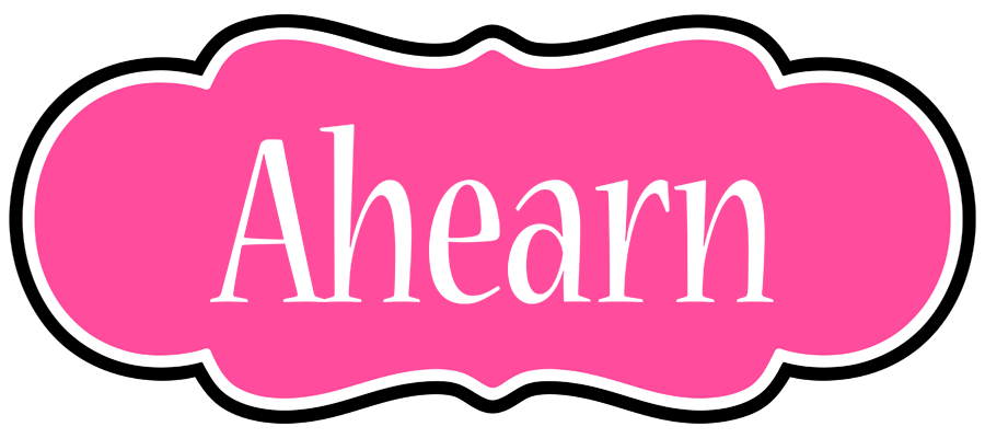 Ahearn invitation logo