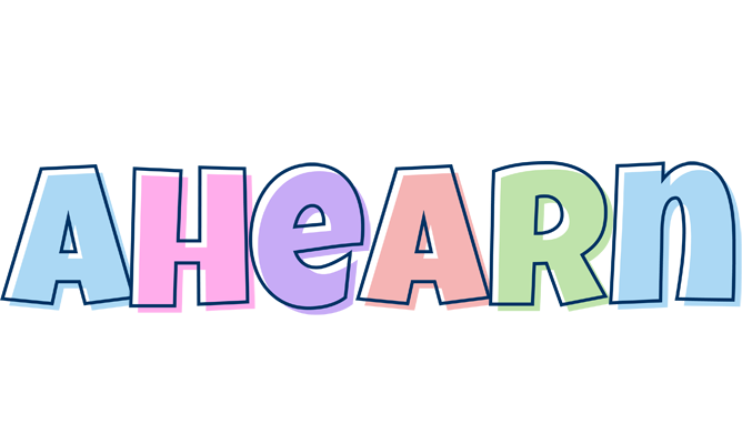 Ahearn pastel logo