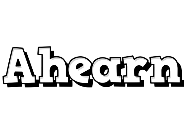 Ahearn snowing logo