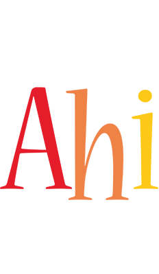 Ahi birthday logo