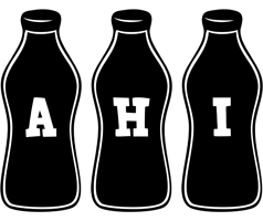 Ahi bottle logo