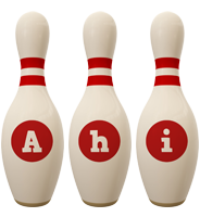 Ahi bowling-pin logo