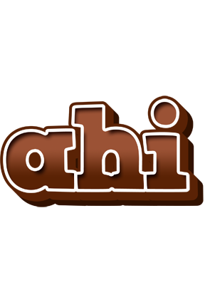 Ahi brownie logo