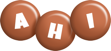 Ahi candy-brown logo