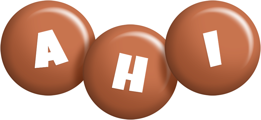 Ahi candy-brown logo