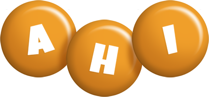 Ahi candy-orange logo