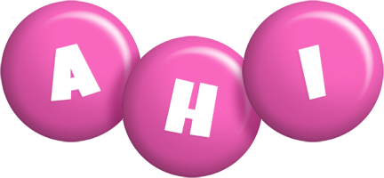 Ahi candy-pink logo