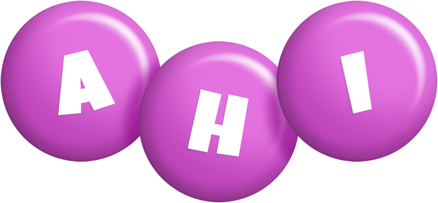 Ahi candy-purple logo