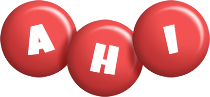 Ahi candy-red logo