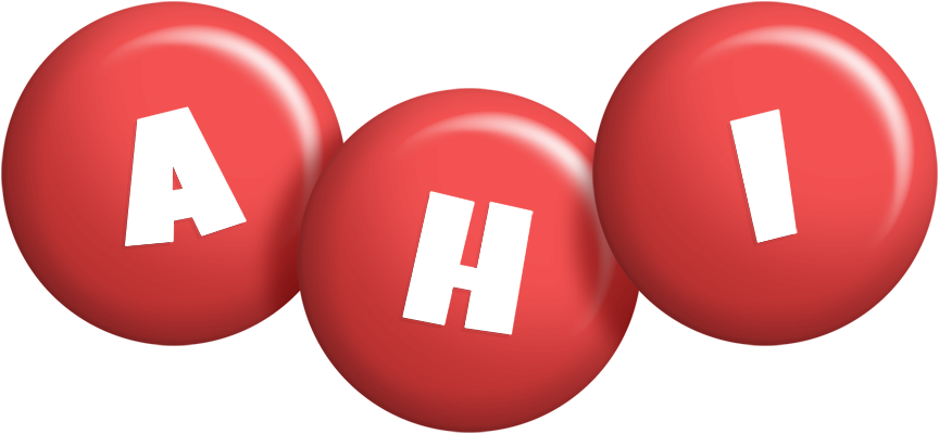 Ahi candy-red logo