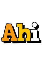 Ahi cartoon logo