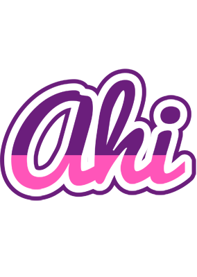 Ahi cheerful logo