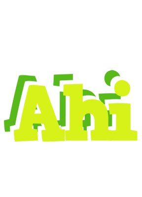 Ahi citrus logo