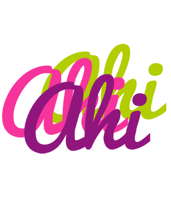 Ahi flowers logo