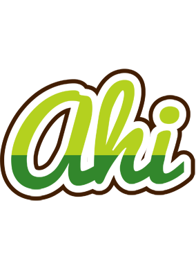 Ahi golfing logo