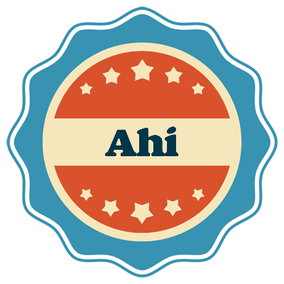 Ahi labels logo