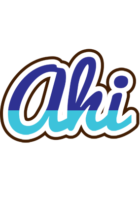 Ahi raining logo