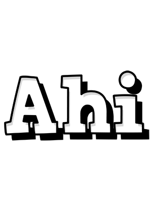 Ahi snowing logo