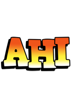 Ahi sunset logo