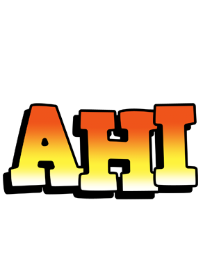 Ahi sunset logo