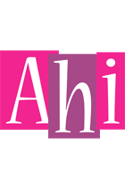 Ahi whine logo