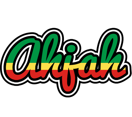 Ahjah african logo