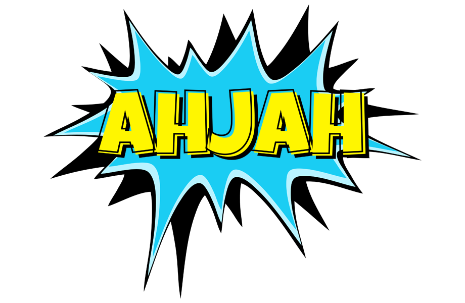 Ahjah amazing logo