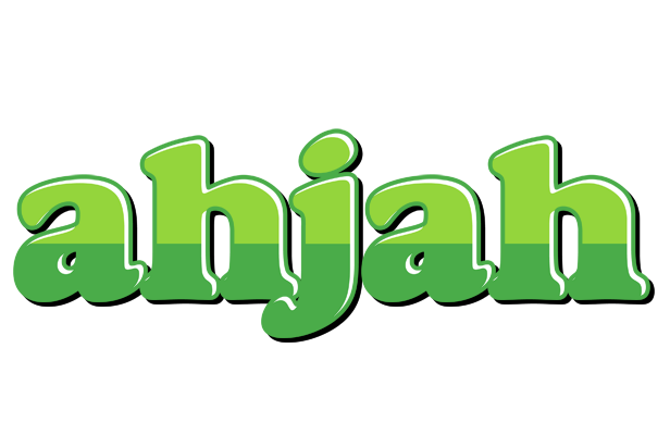 Ahjah apple logo