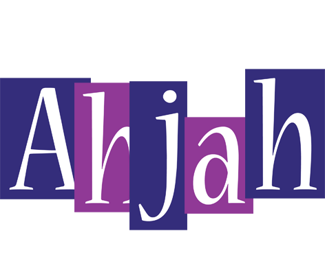 Ahjah autumn logo