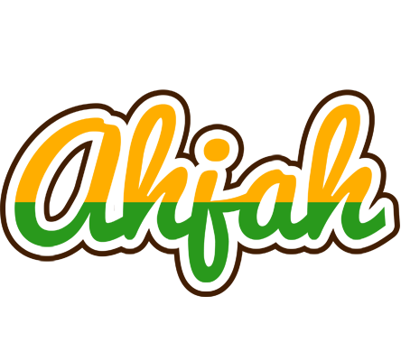 Ahjah banana logo