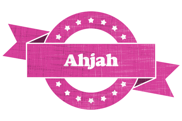 Ahjah beauty logo