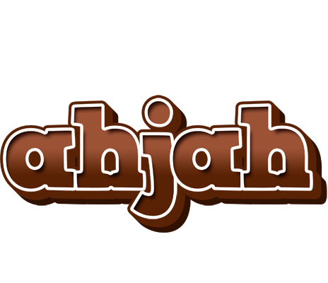 Ahjah brownie logo