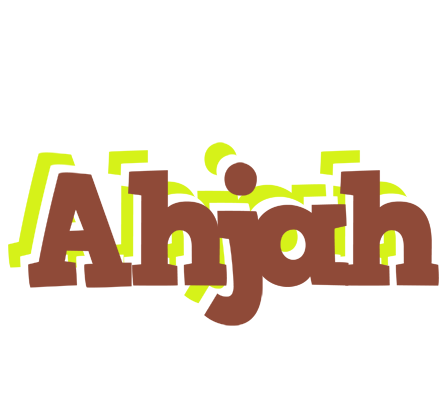 Ahjah caffeebar logo