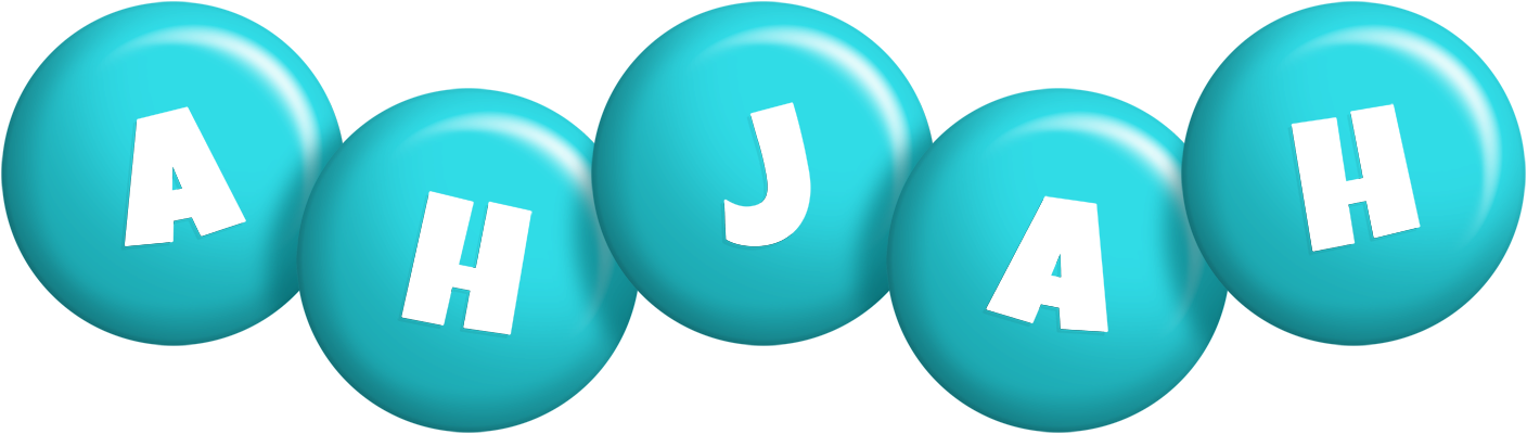 Ahjah candy-azur logo
