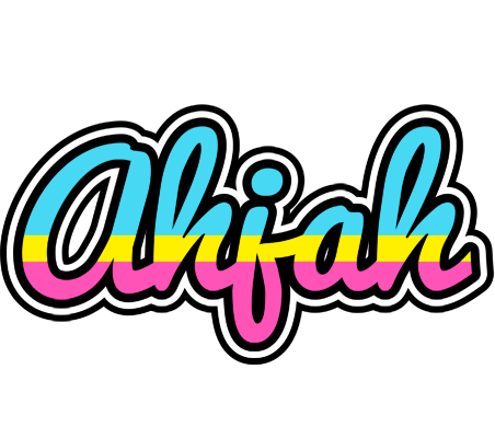 Ahjah circus logo